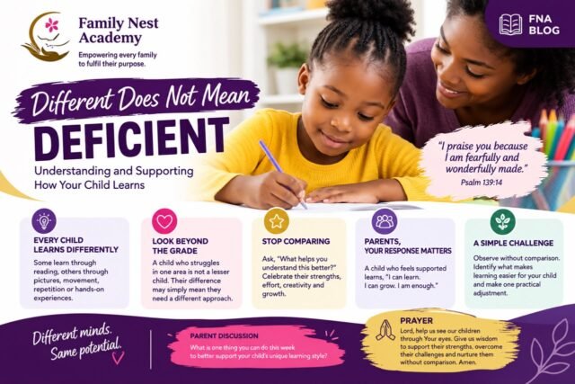 DIFFERENT DOES NOT MEAN DEFICIENT