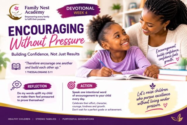 ENCOURAGING WITHOUT PRESSURE